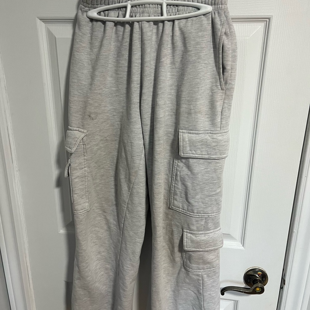 Garage Gray Cargo Joggers